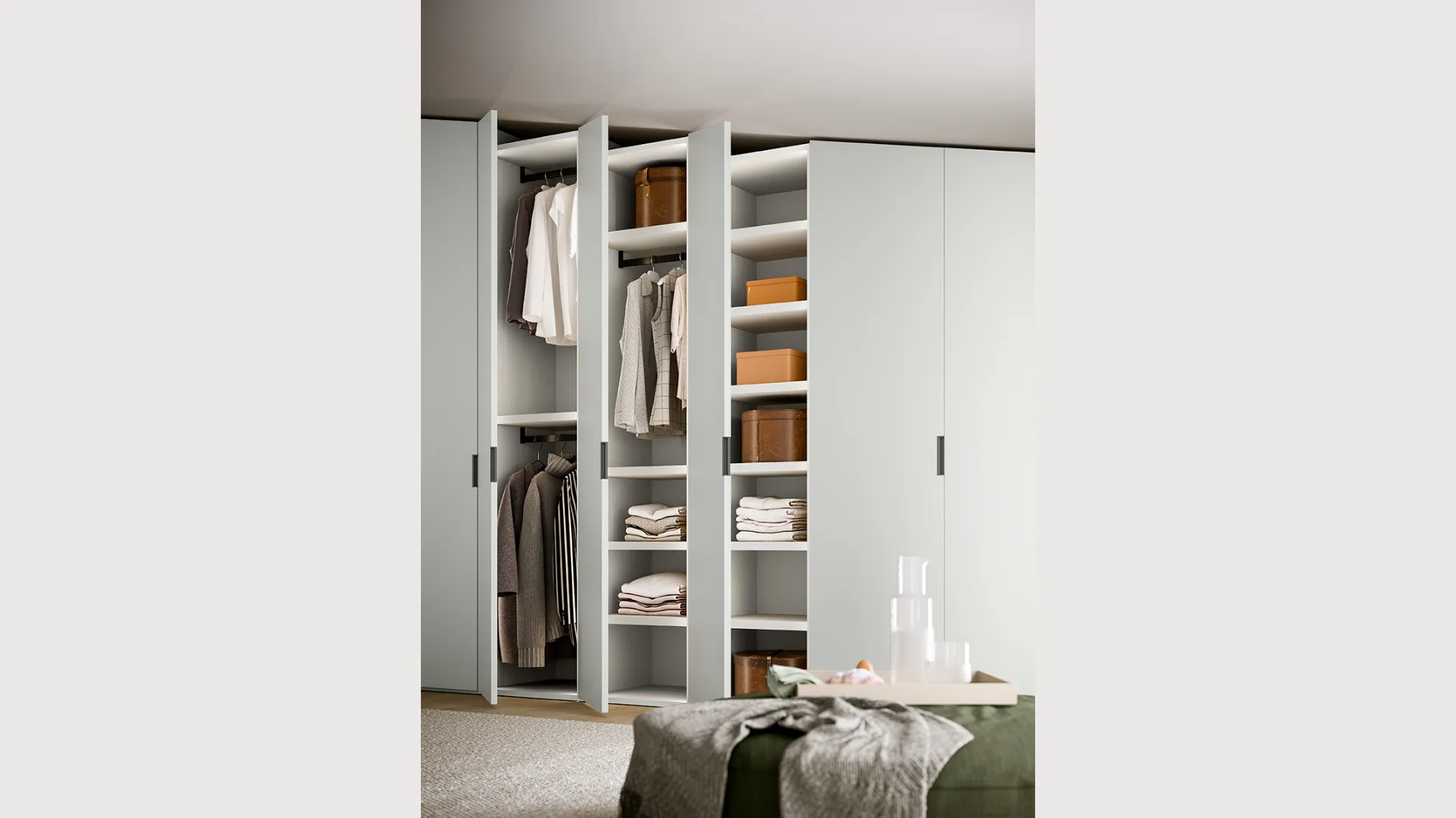 Logic hinged wardrobe