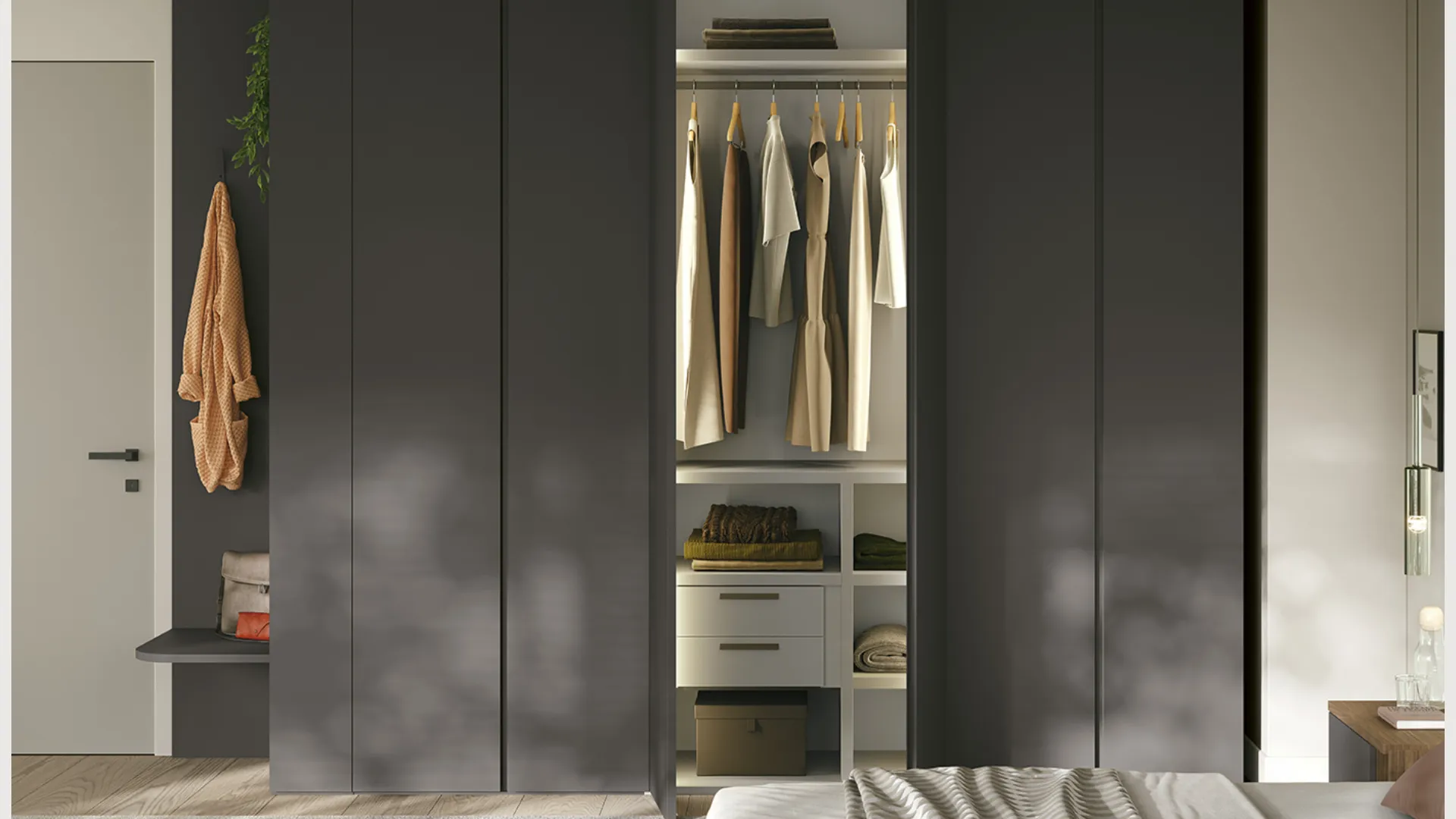 Gola hinged wardrobe